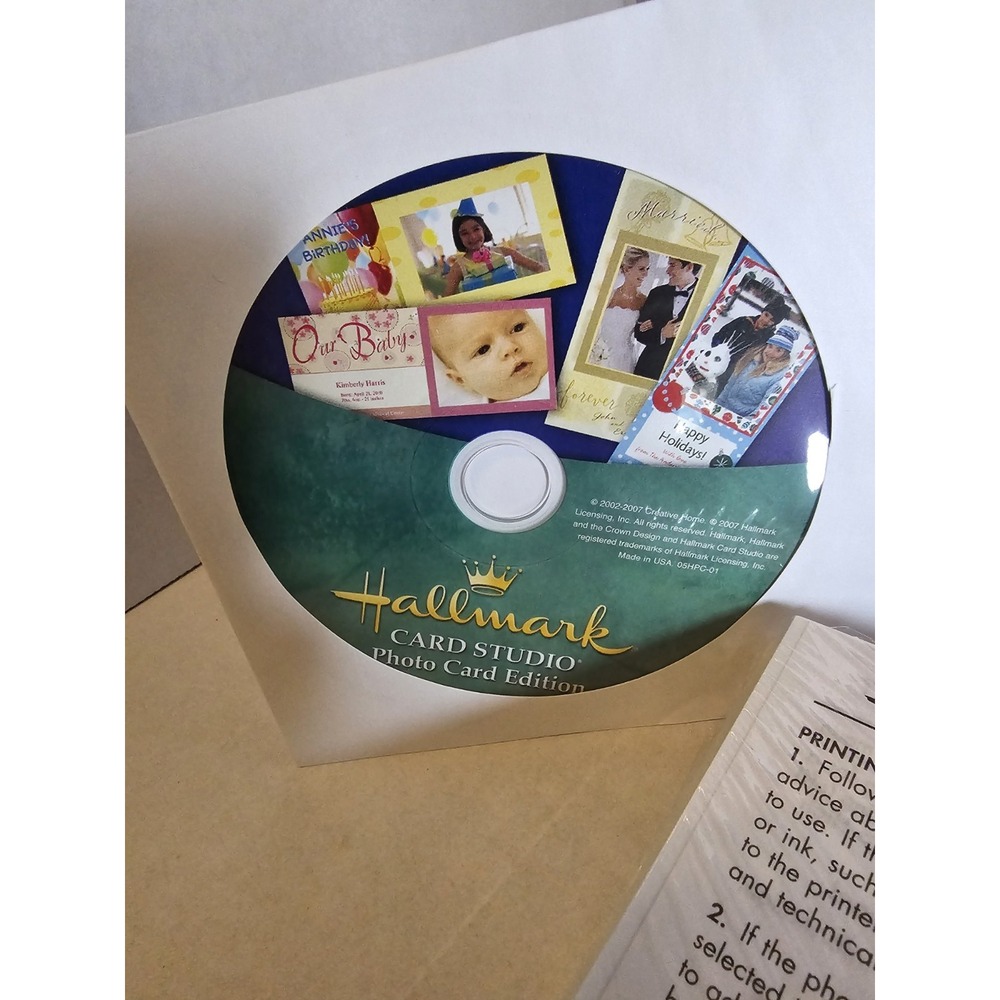 Hallmark Premium Blank 4x8 Photo Cards Set – 40 Cards Envelopes CD  New Open Box - Picture 4 of 5